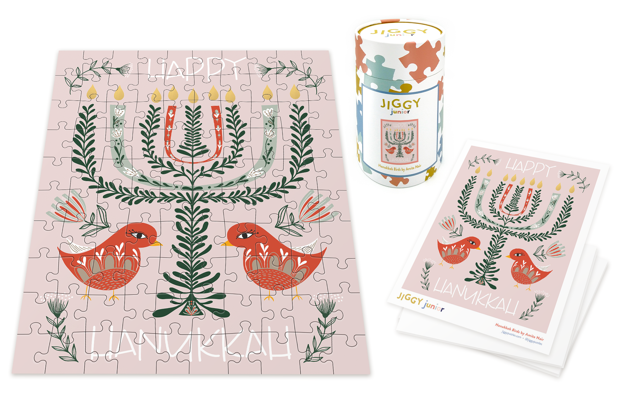 Jiggy Junior, Hanukkah Birds By Amita Nair