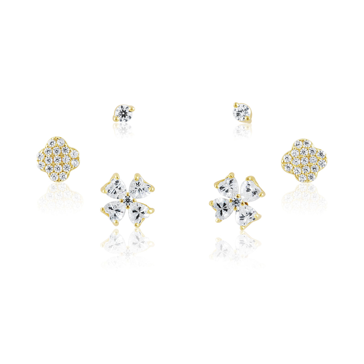 Happy-go-lucky Earring Set