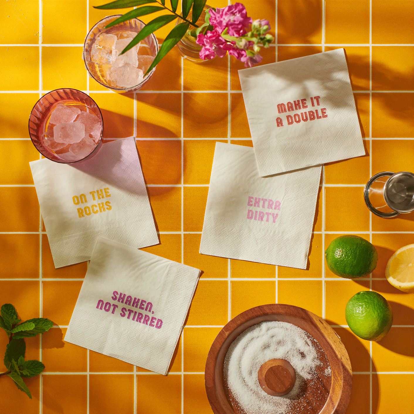 Happy Hour Cocktail Napkins (25 Per Pack)