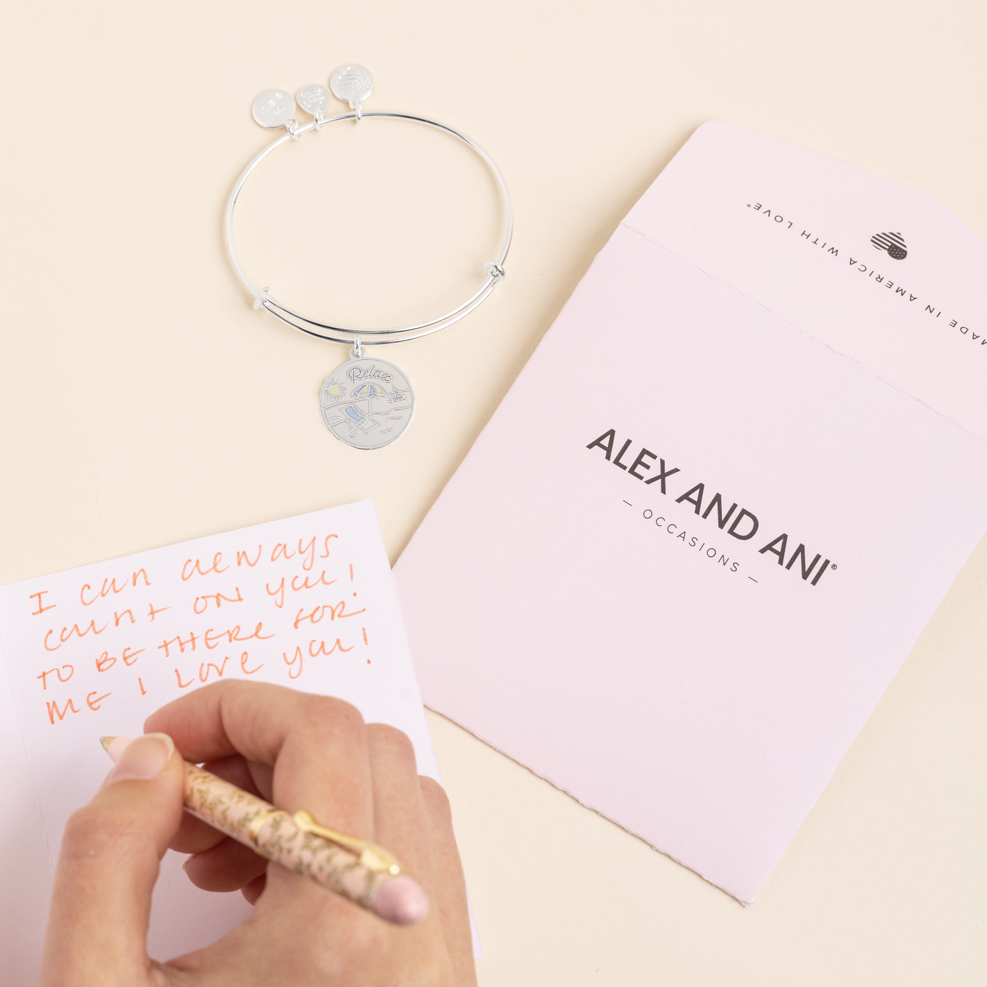 'happy Retirement' Charm Bangle