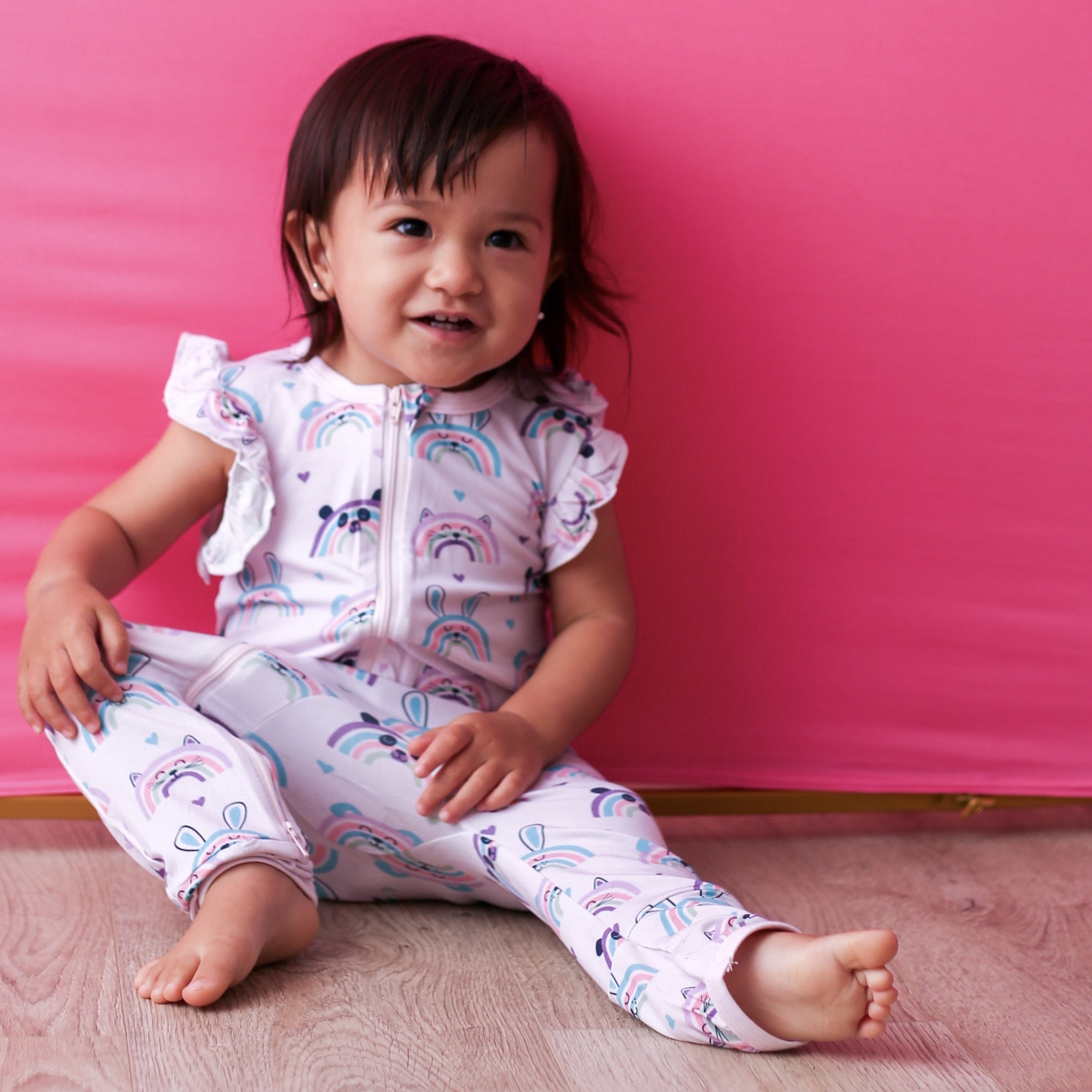 Happy Rainbows Romper