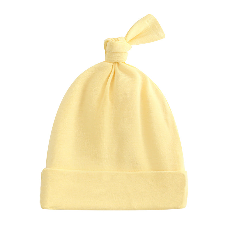 Happy Yellow Baby Beanie Hat