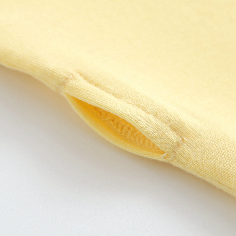 Happy Yellow Zippered Baby Romper