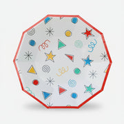 Happy Colors Small Plates (set Of 8)
