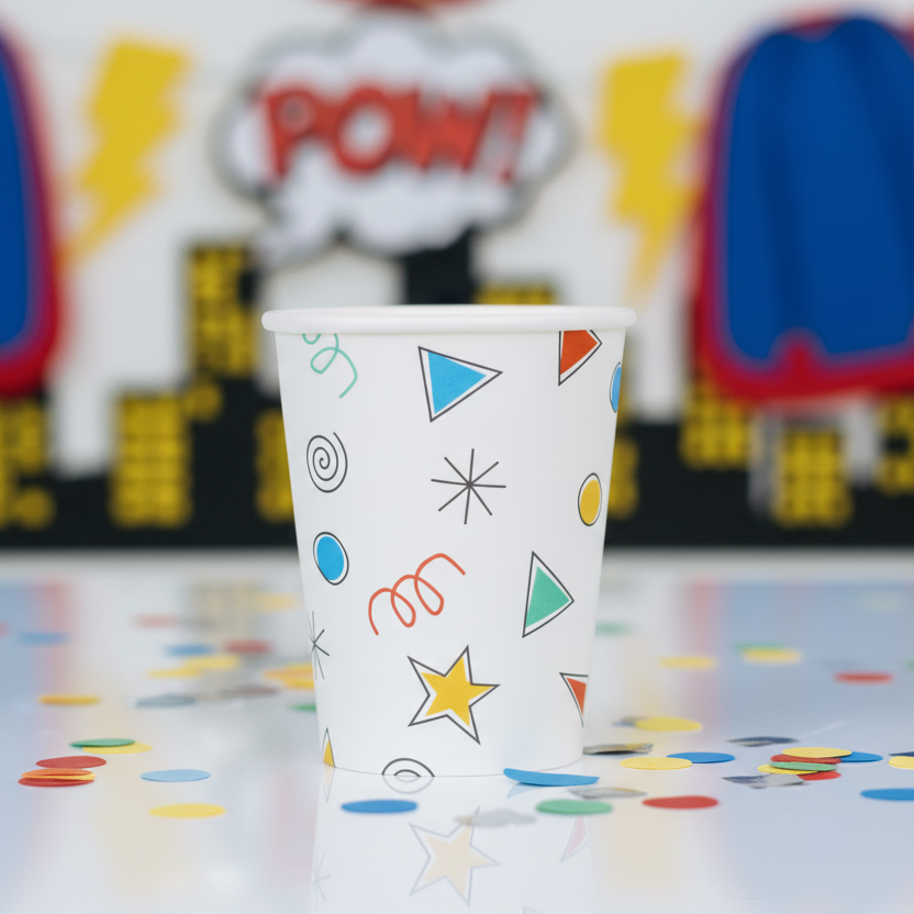 Happy Colors Cups (set Of 8)