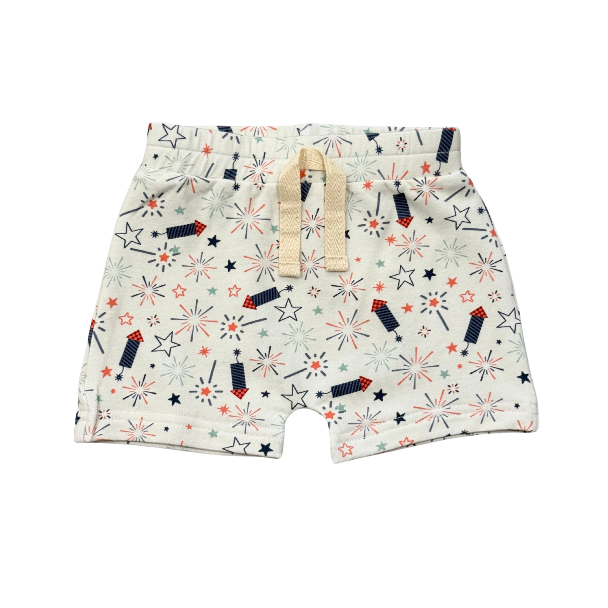 Boys Harem Shorts In Fireworks