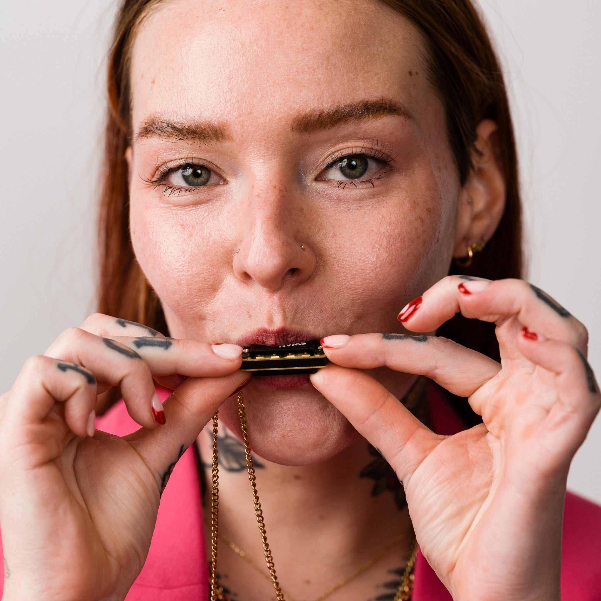 Harmonica Necklace
