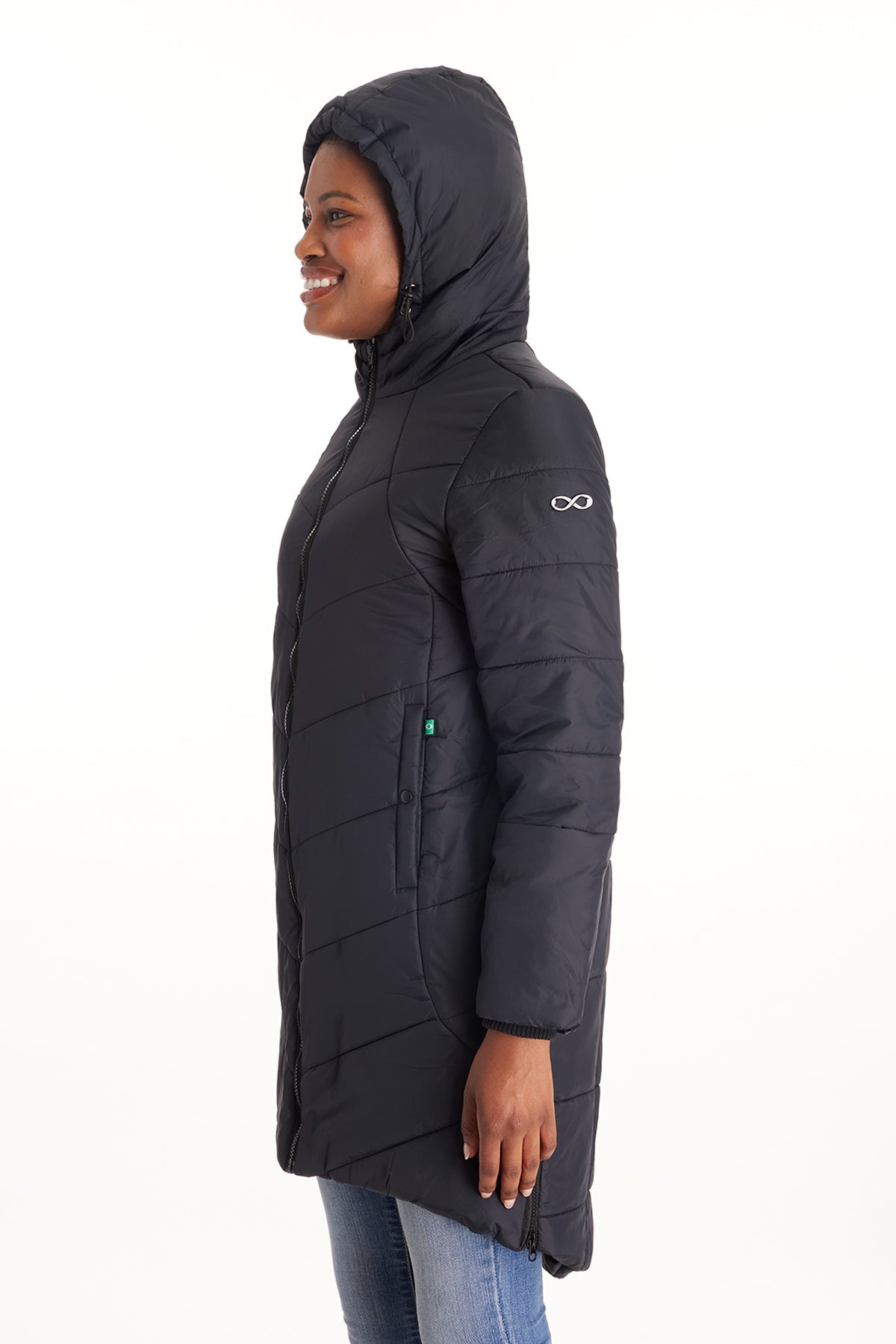 Harper 3 In 1 Maternity Coat Cocoon Mid Thigh