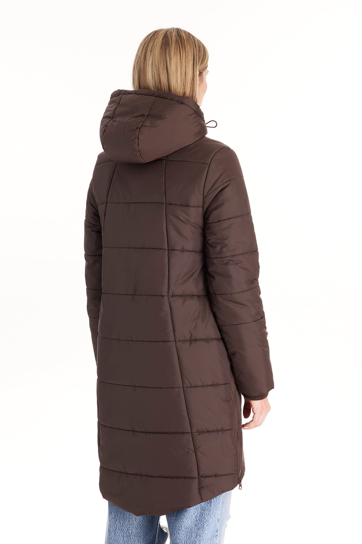 Harper 3 In 1 Maternity Coat Cocoon Mid Thigh