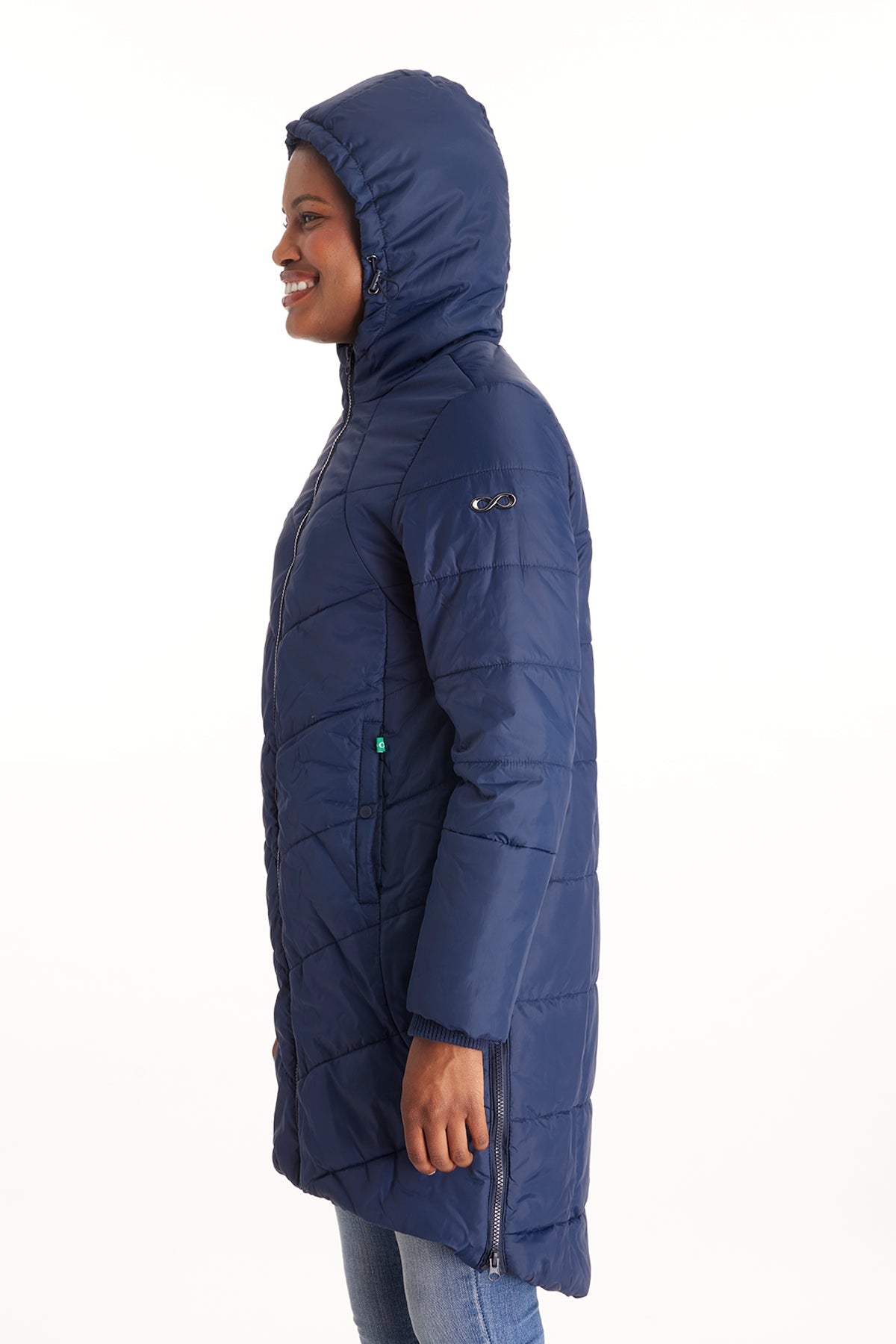 Harper 3 In 1 Maternity Coat Cocoon Mid Thigh