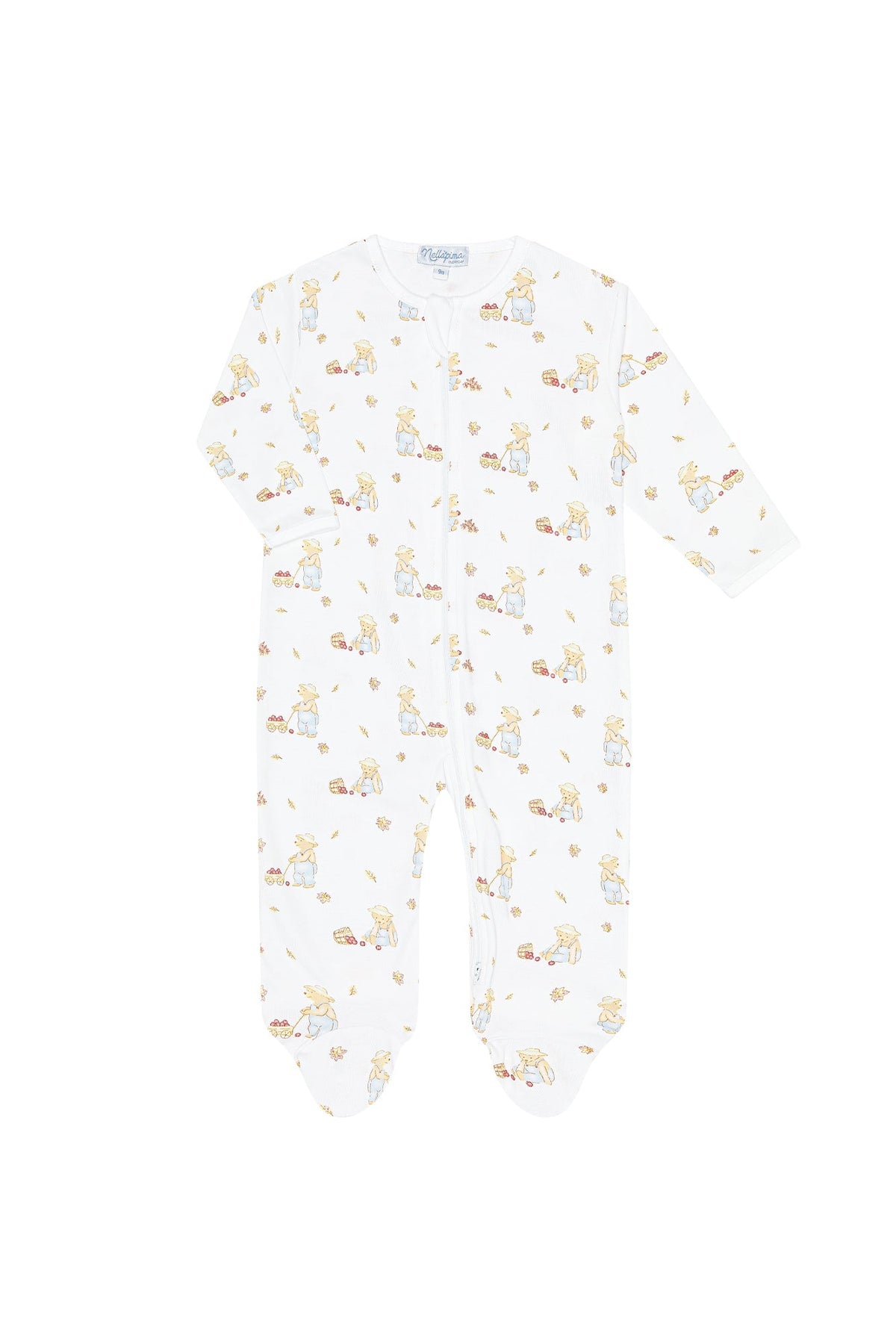 Harvest Time Zipper Footie