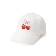 Cherry Sequin Patch Baseball Hat