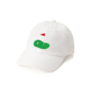 Golf Tee Front Flag Patch Baseball Hat