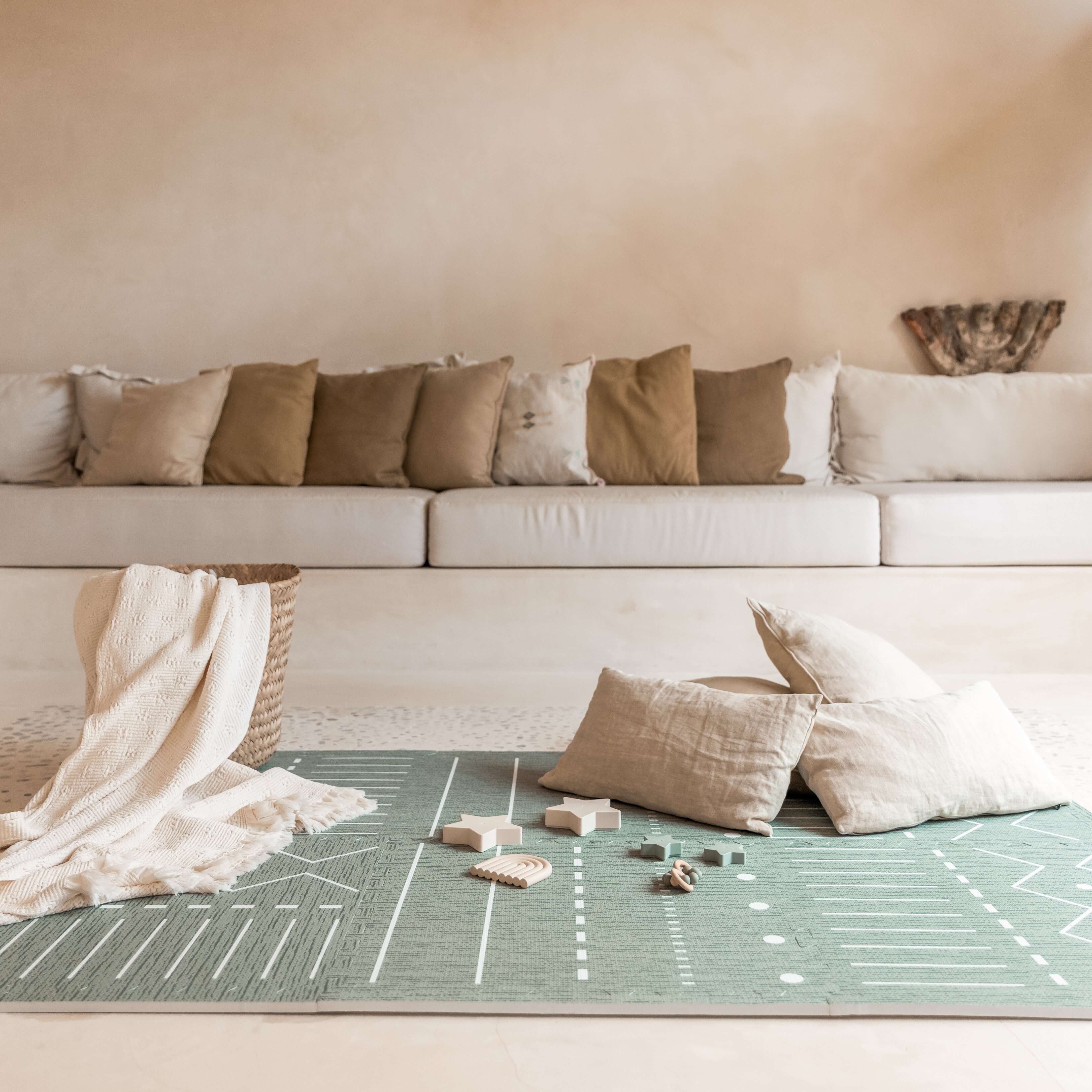 Premium Foam Playmats | Berber - Moss