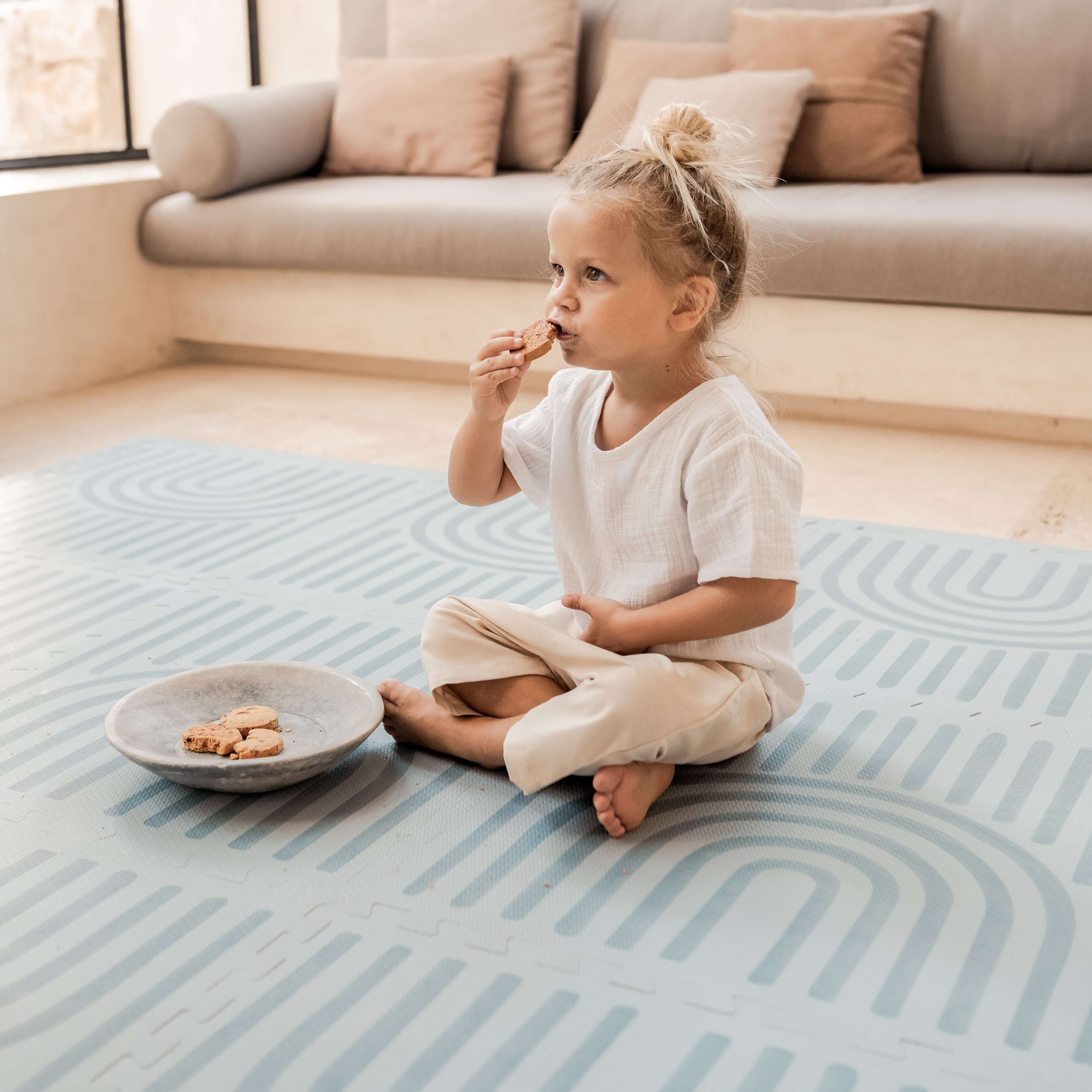 Premium Foam Playmats | Linear - Mineral
