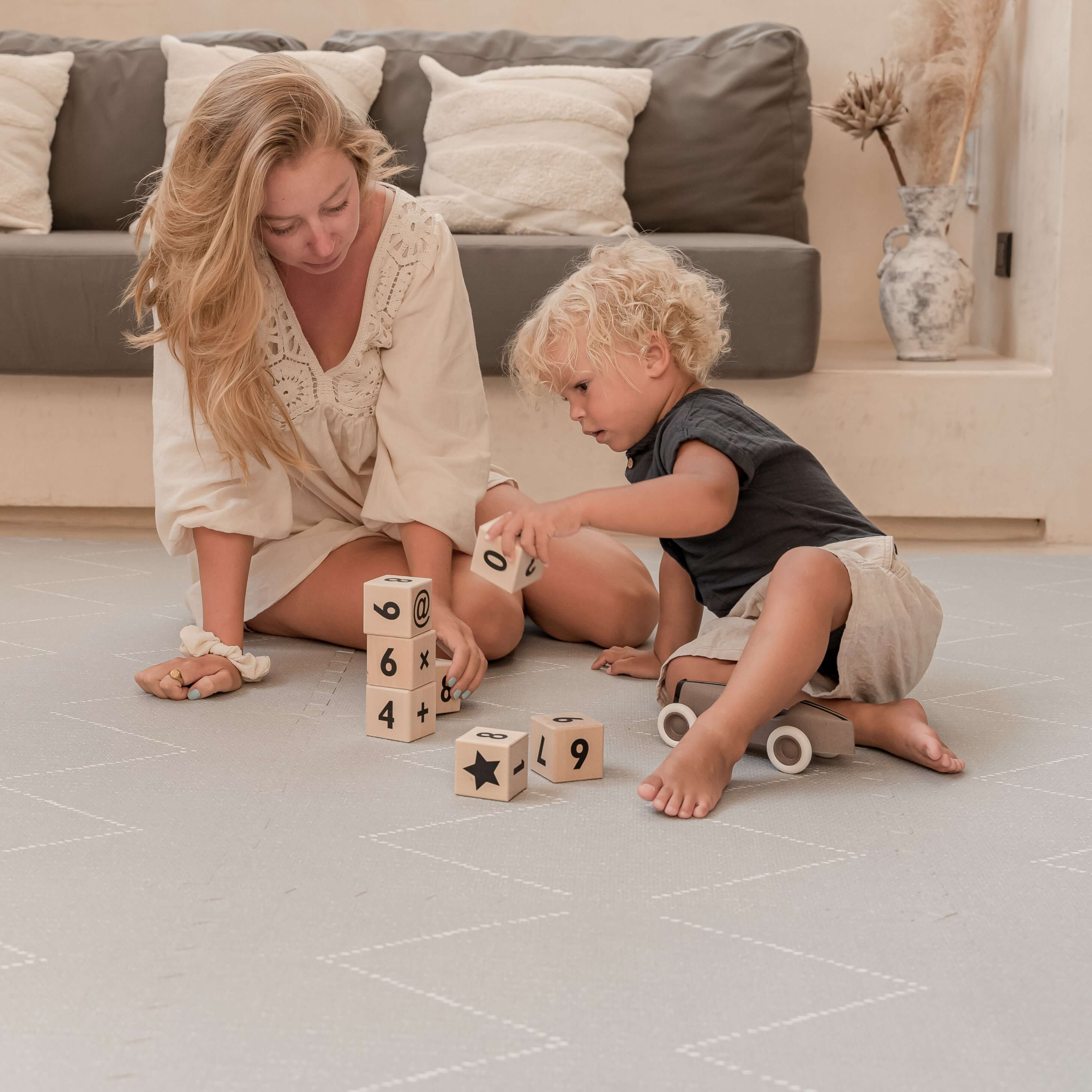 Premium Foam Playmats | Tulum - Stone