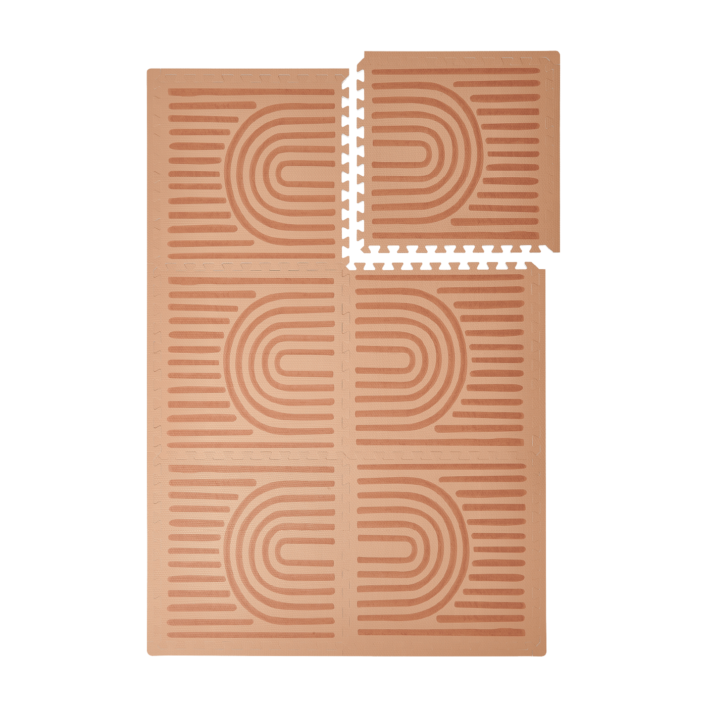 Premium Foam Playmats | Linear - Camel