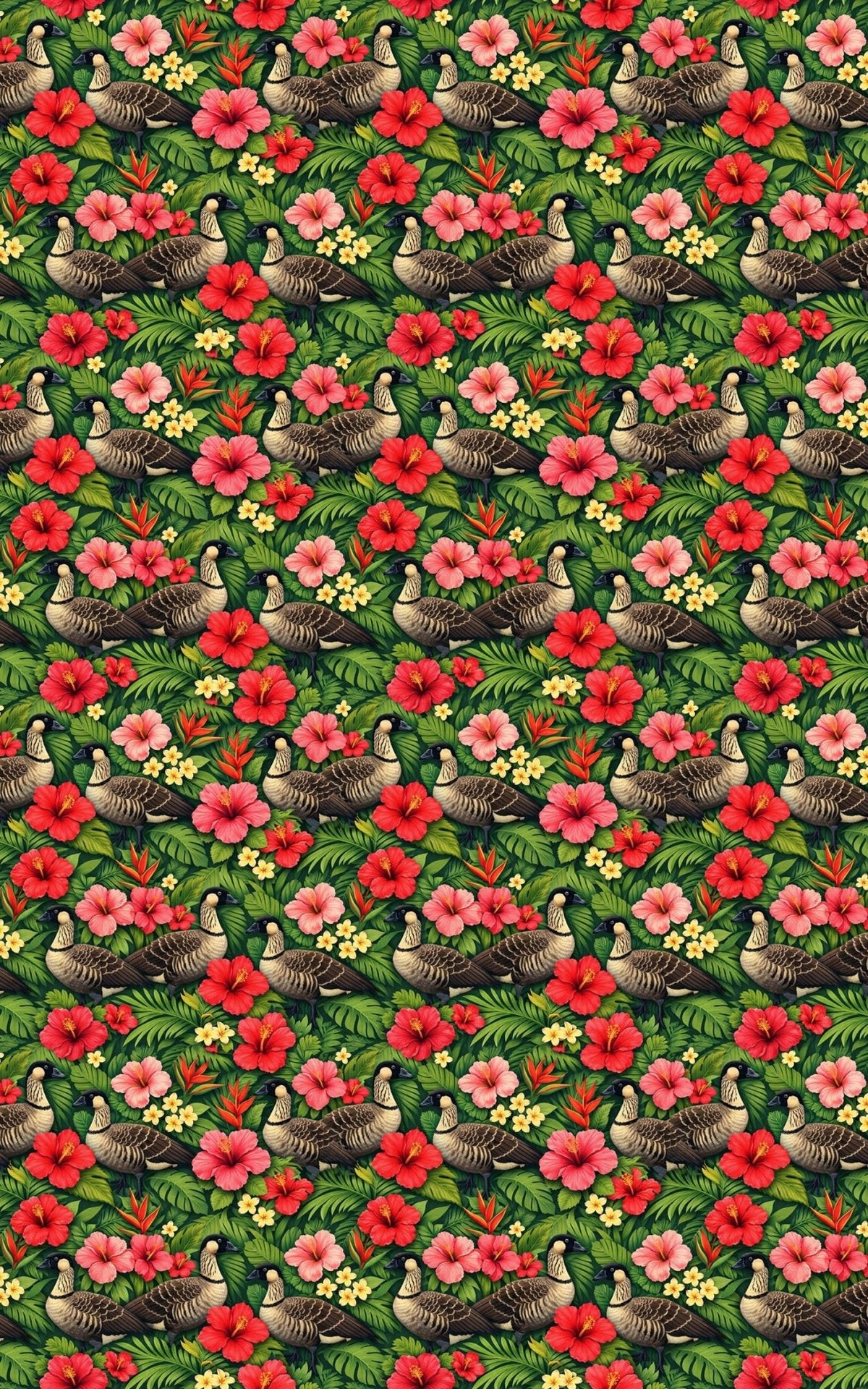 Hawaii Flora & Fauna Wrapping Paper