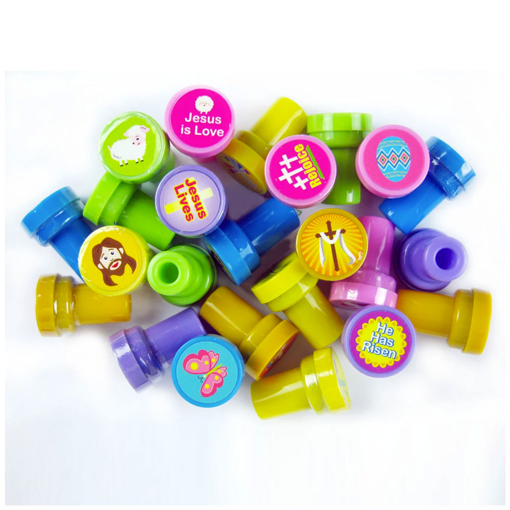 Easter Eggs With He Lives Stampers - 36 Pack