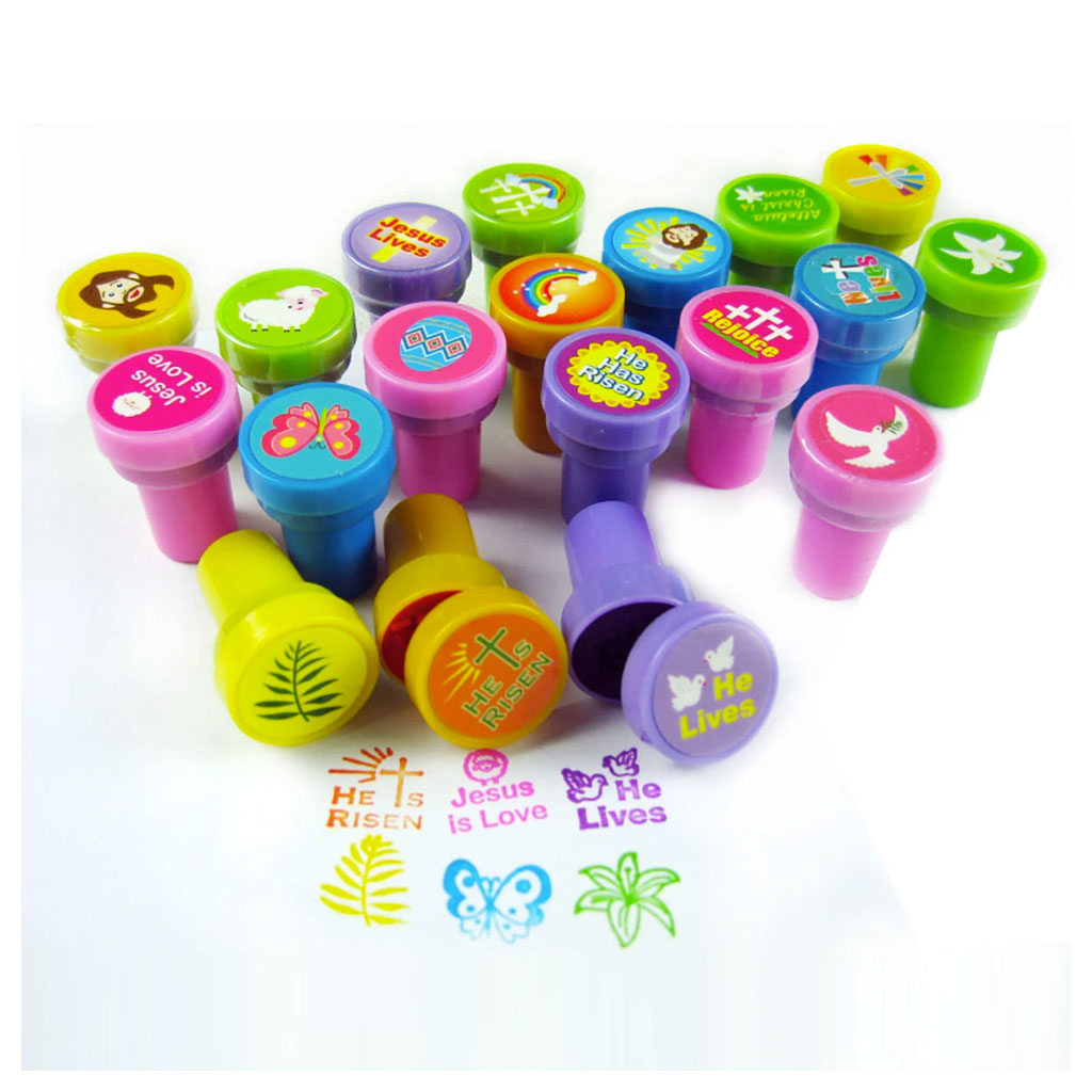 Easter Eggs With He Lives Stampers - 36 Pack