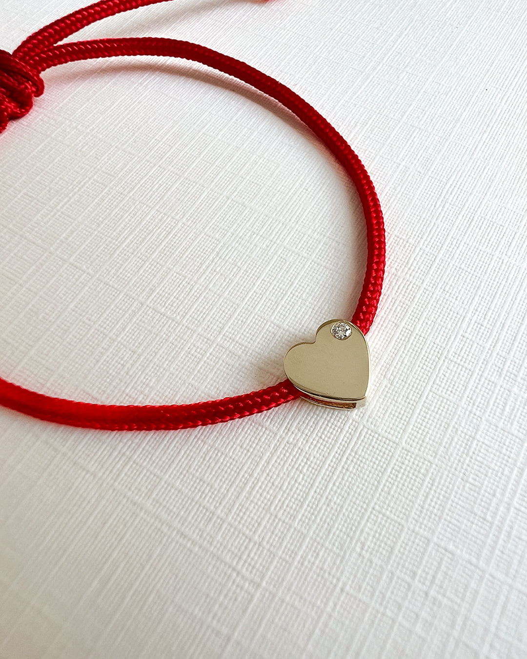 Heart With Diamond Fortune Bracelets - Mommy + Me