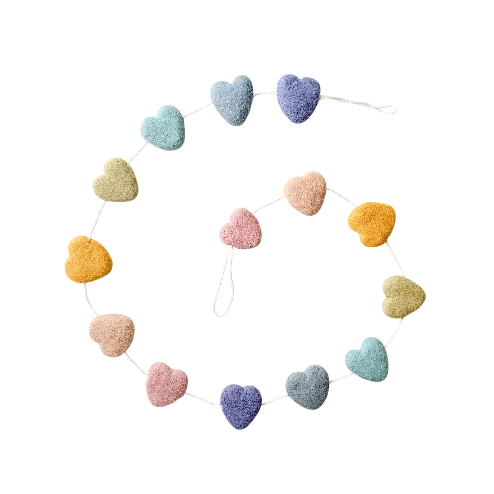 Felt Heart Garland