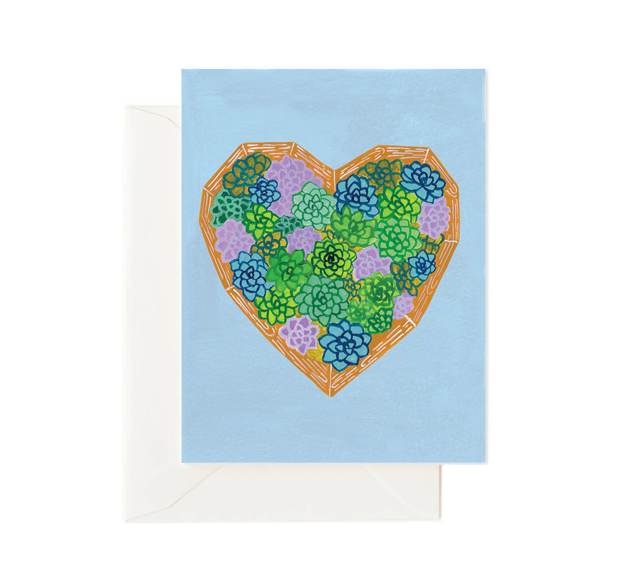 Heart Succulent Planter Box