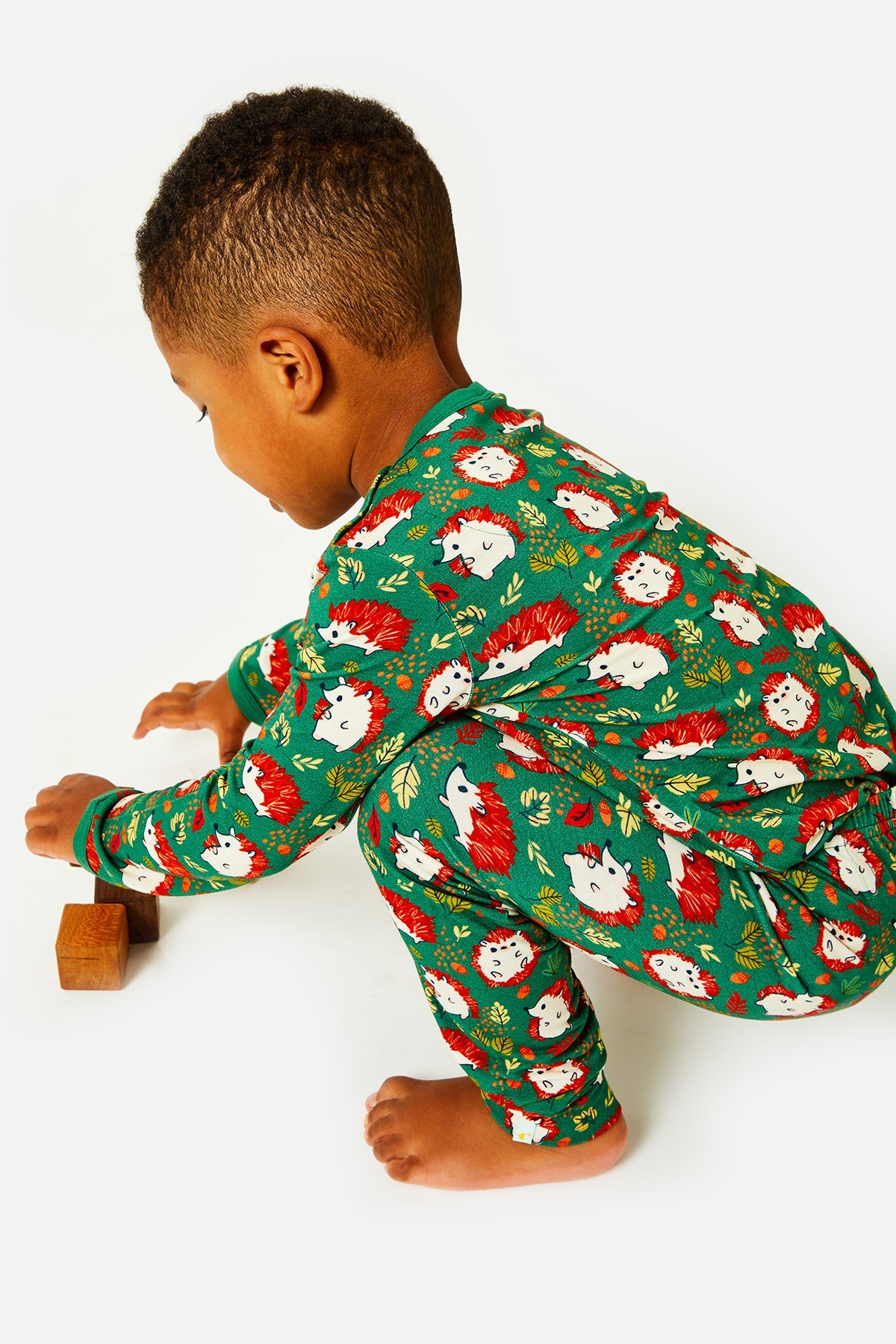 Long Sleeve Pajama Set - Hedgehogs