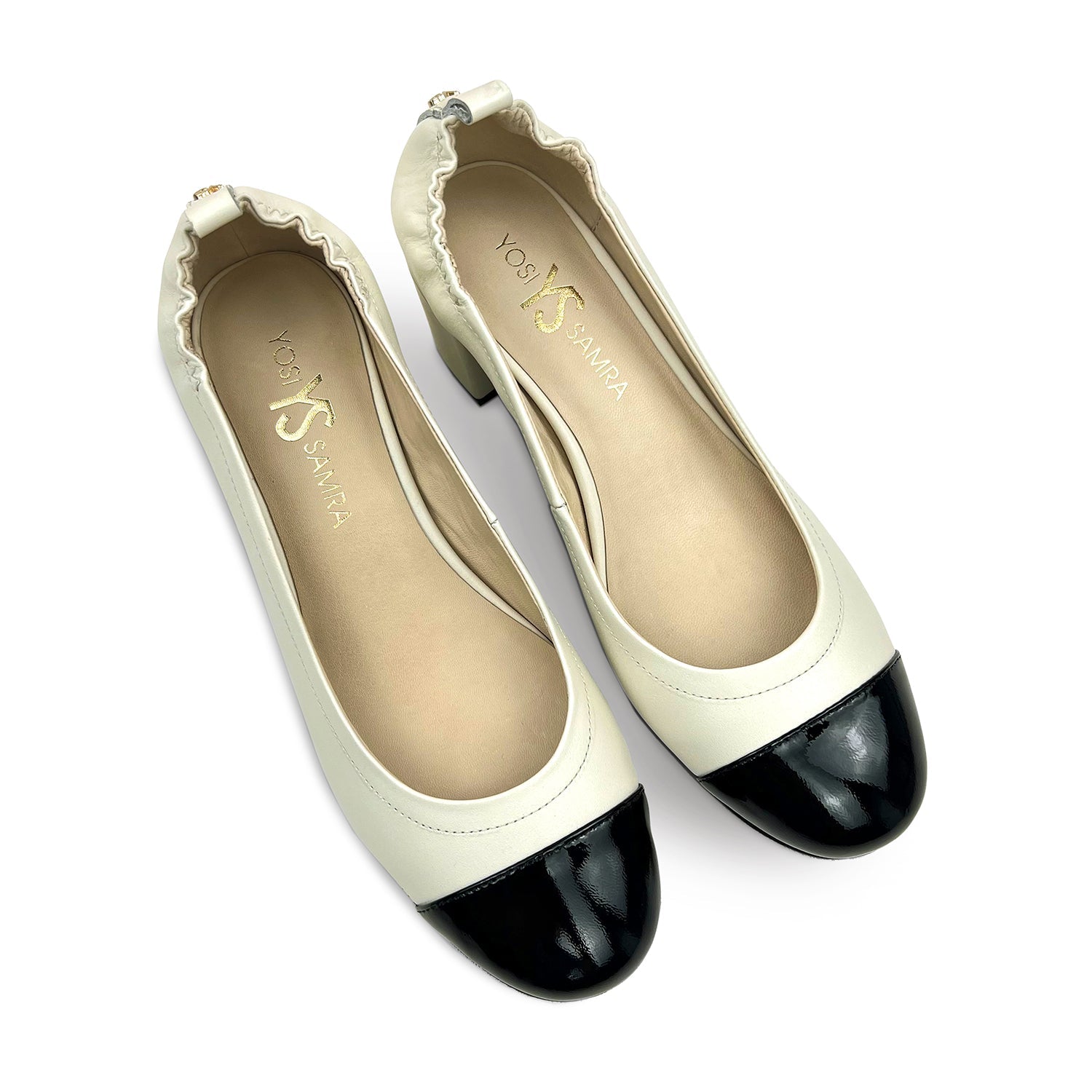 Heidi Classic Pump In Bone Leather