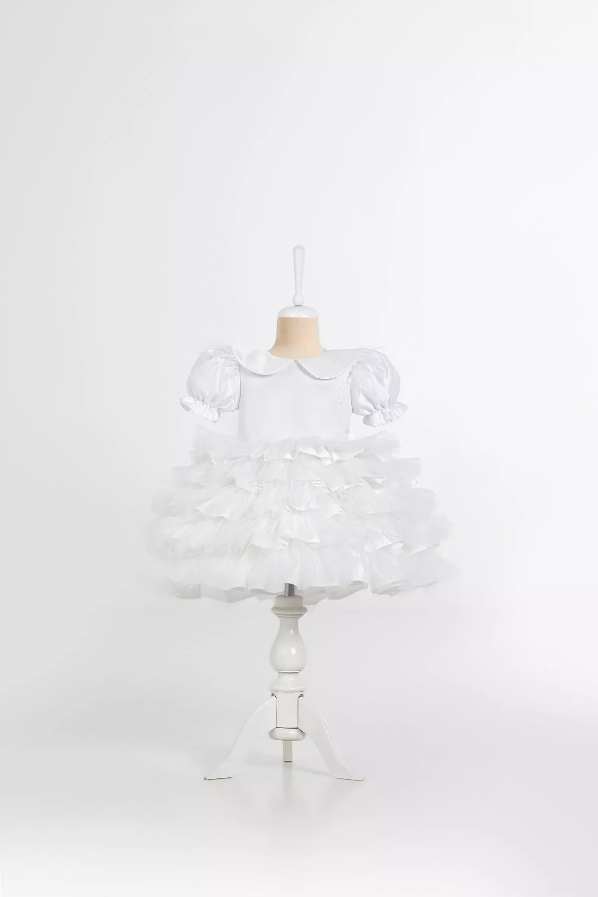 Helena White Party Dress