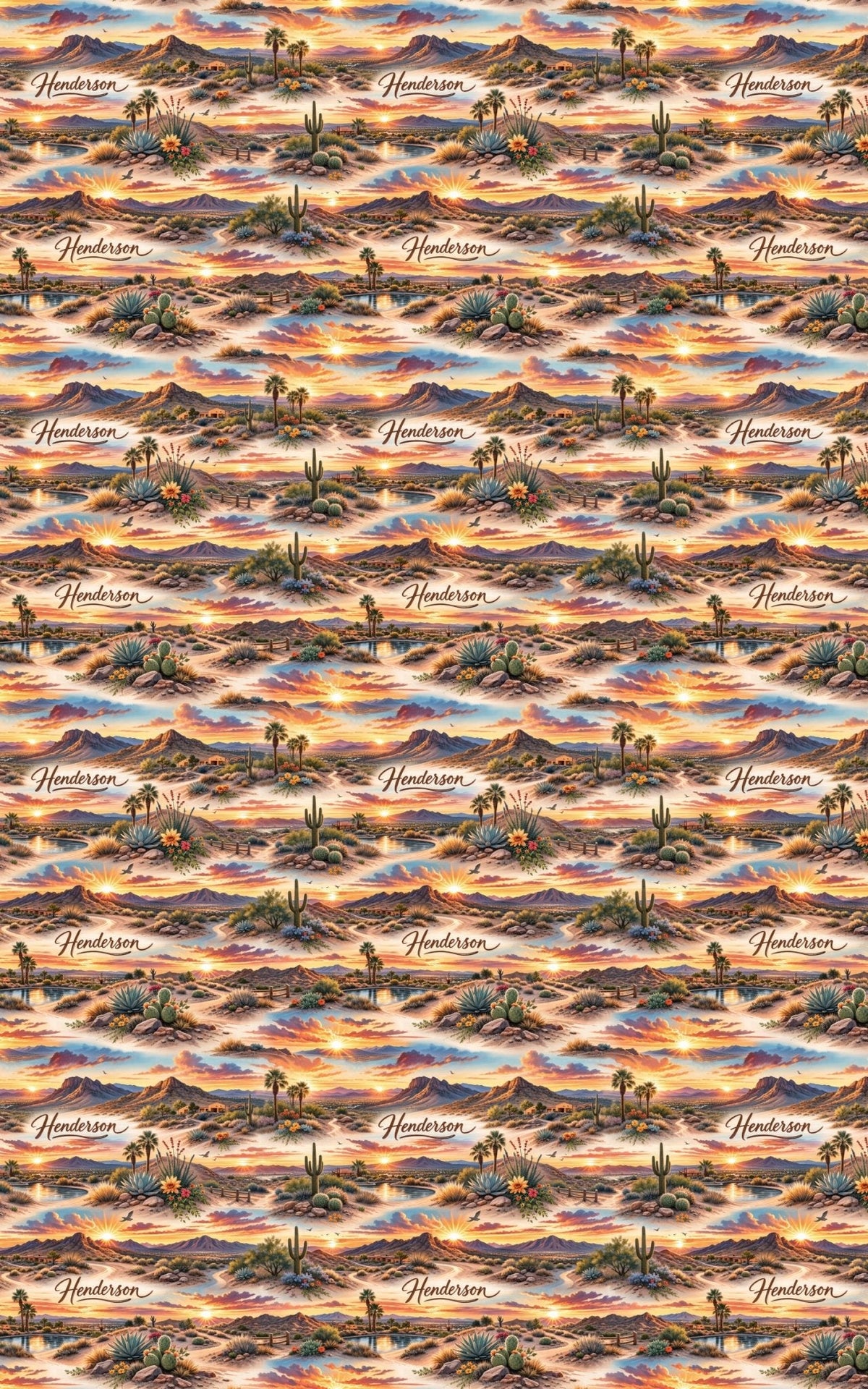 Henderson Desert Horizon Wrapping Paper