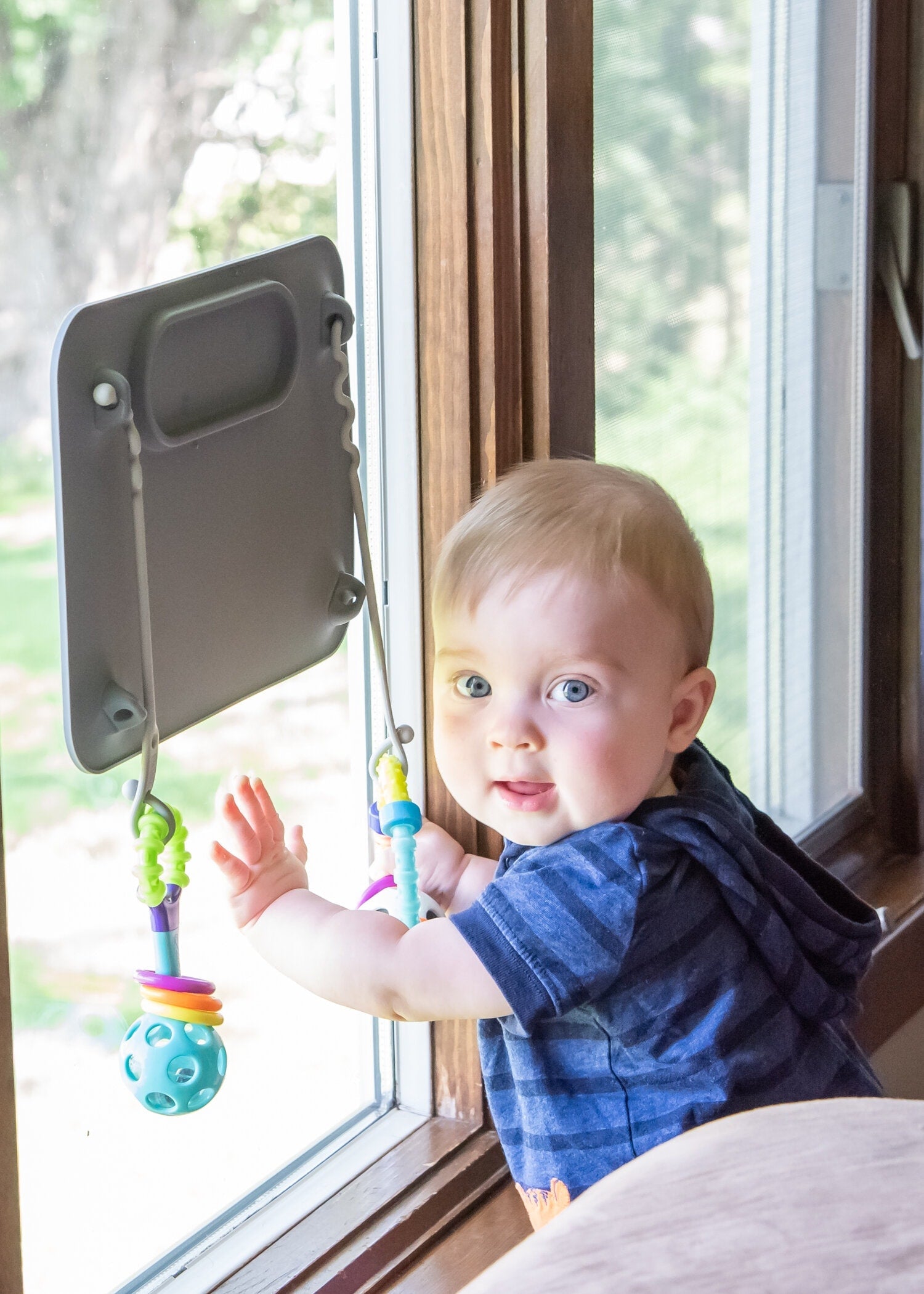 Busy Baby Silicone Placemat With Toy Straps