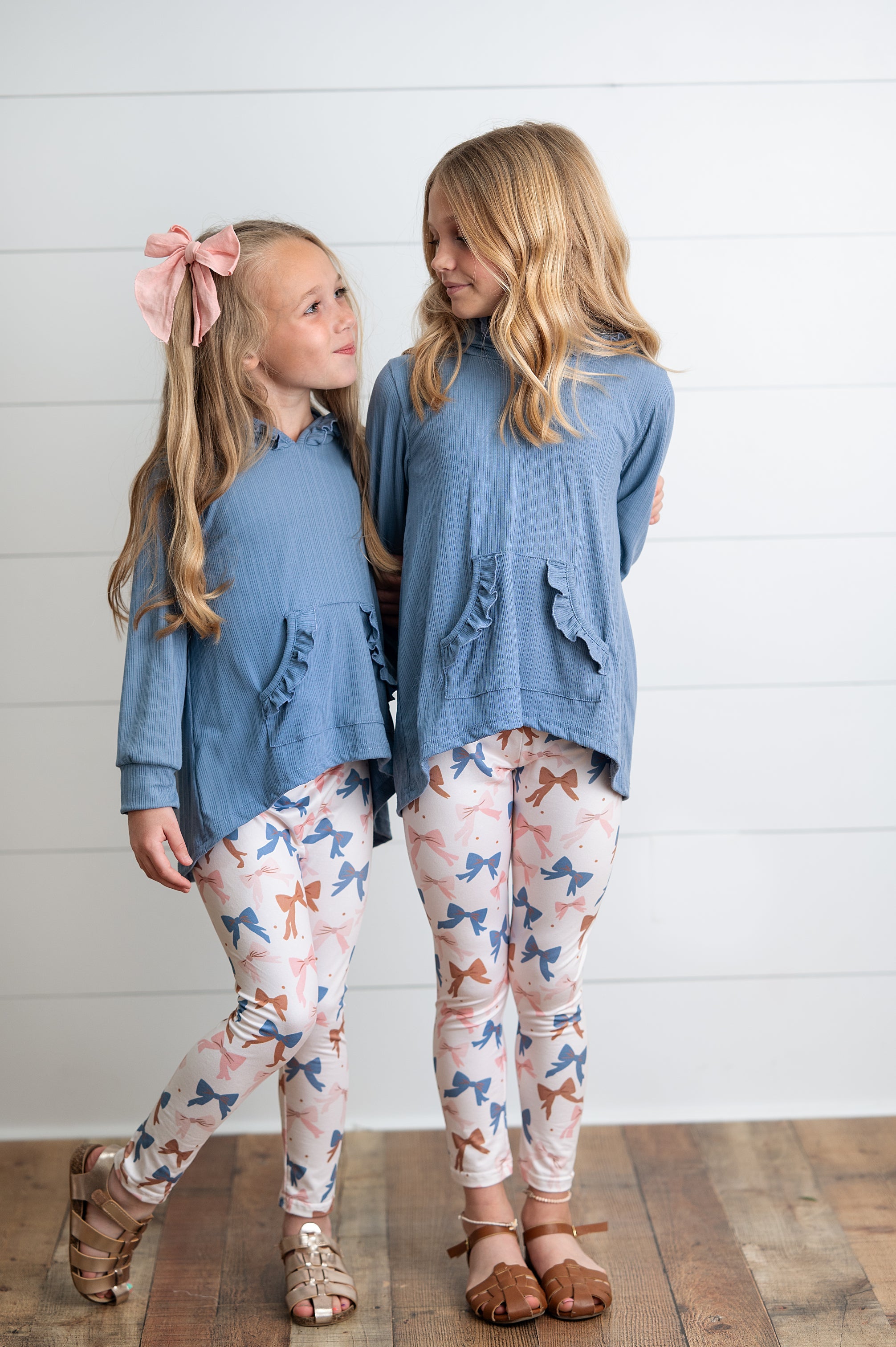 Hi-lo Bow Pant Set