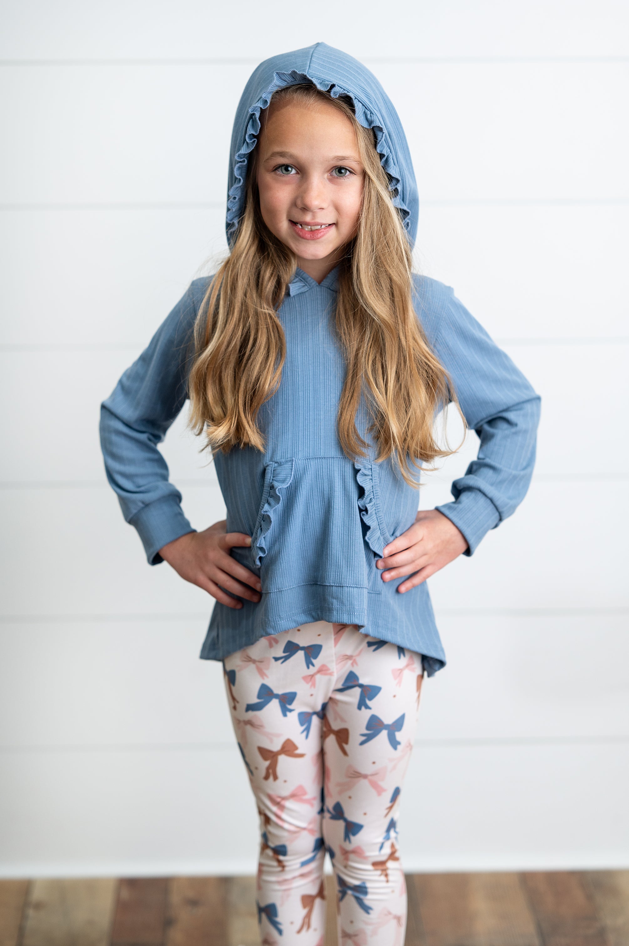 Hi-lo Bow Pant Set