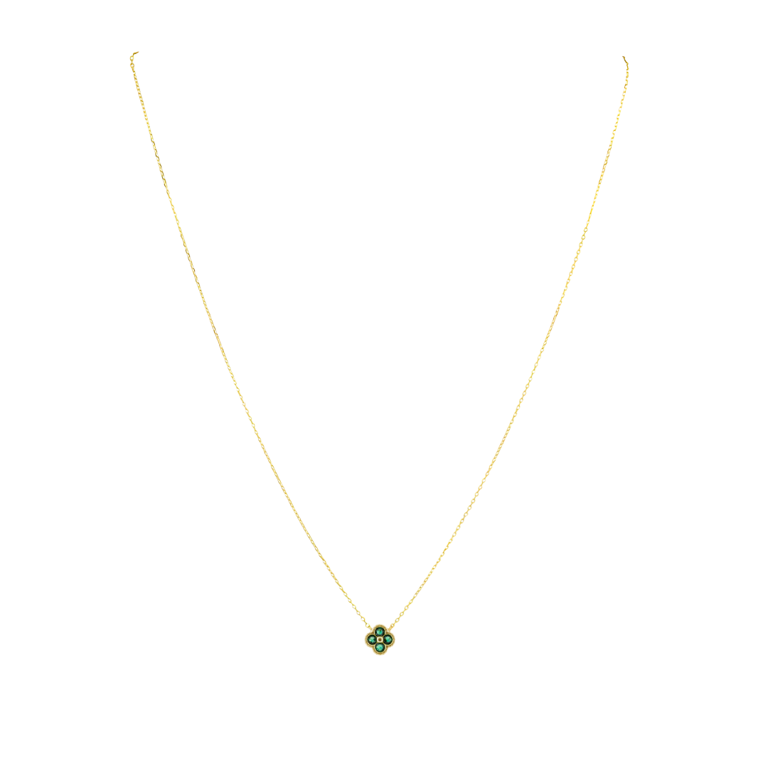 Mini Gracie Cz Pendant Necklace