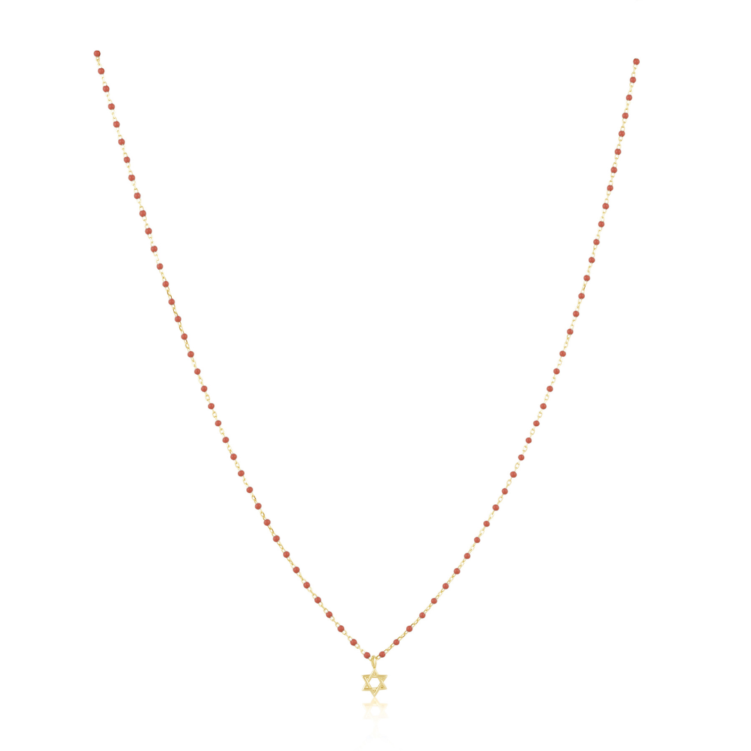 Elsa Mini Star Of David Red