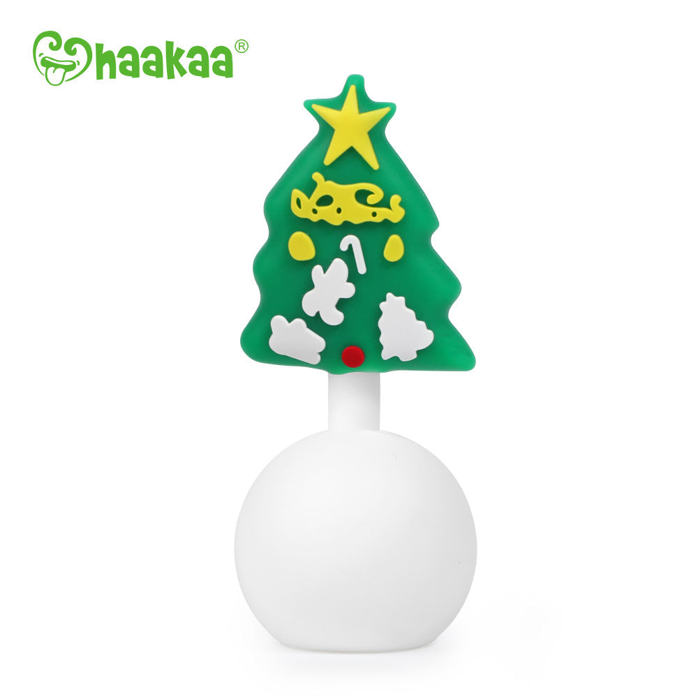 Haakaa Winter Holiday Silicone Breast Pump Stopper Gift Set 4 Pk (limited Edition)