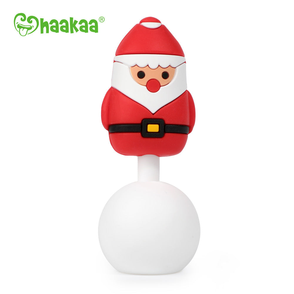 Haakaa Winter Holiday Silicone Breast Pump Stopper Gift Set 4 Pk (limited Edition)