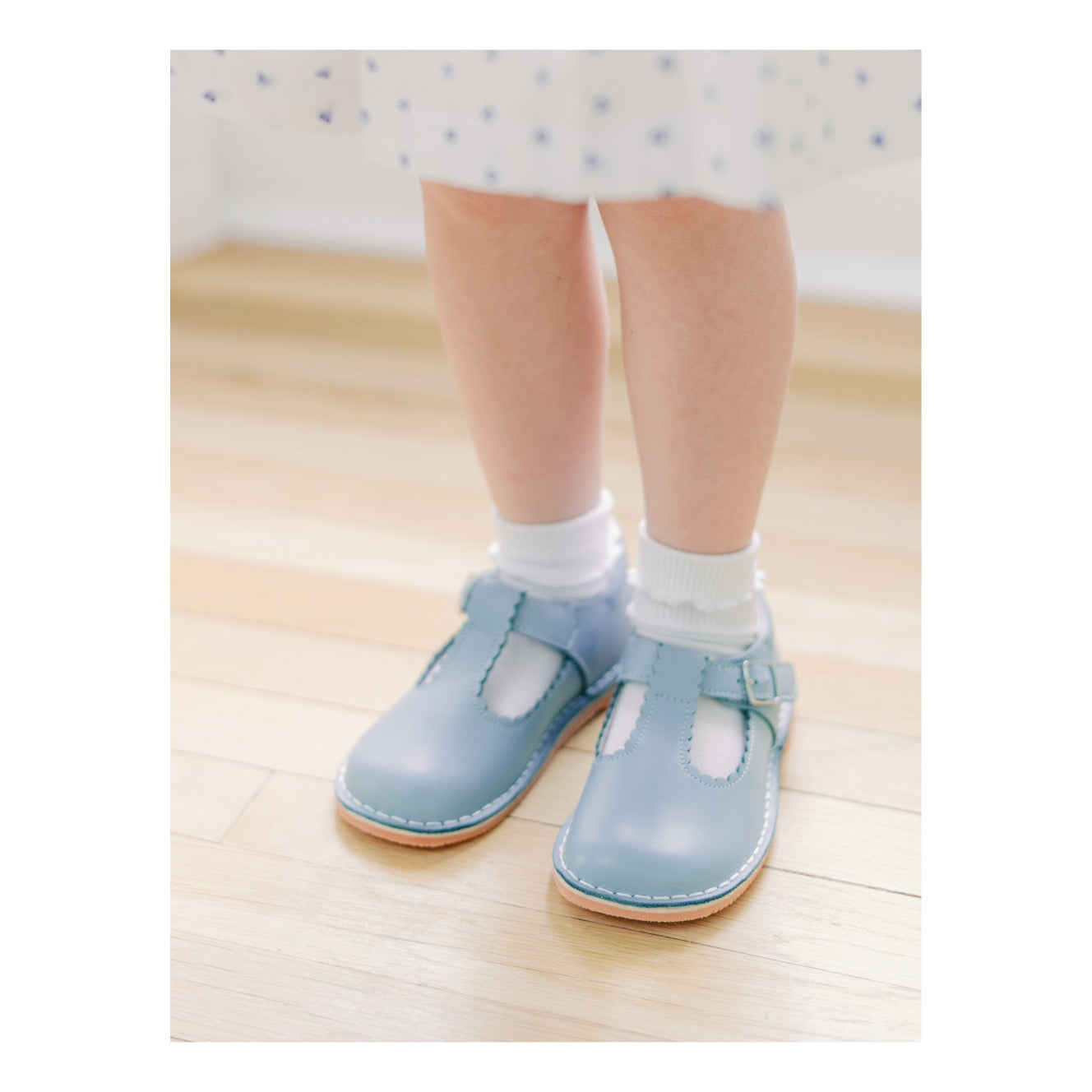 Selina Scalloped T-strap Mary Jane