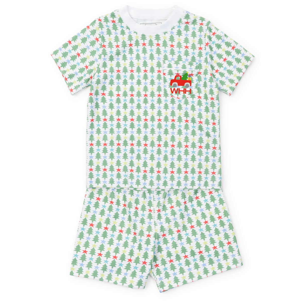 Charles Boys' Short Set - Tree Topper Stars