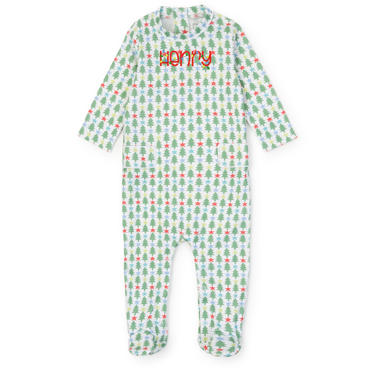 Preston Boys' Romper - Tree Topper Stars