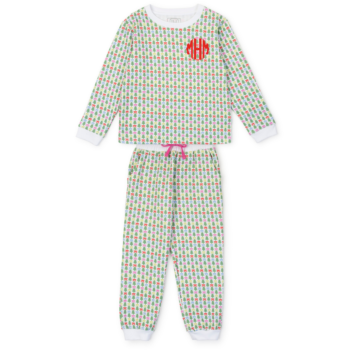 Edie Girls' Sweatshirt Pant Set - Tree Topper Bows