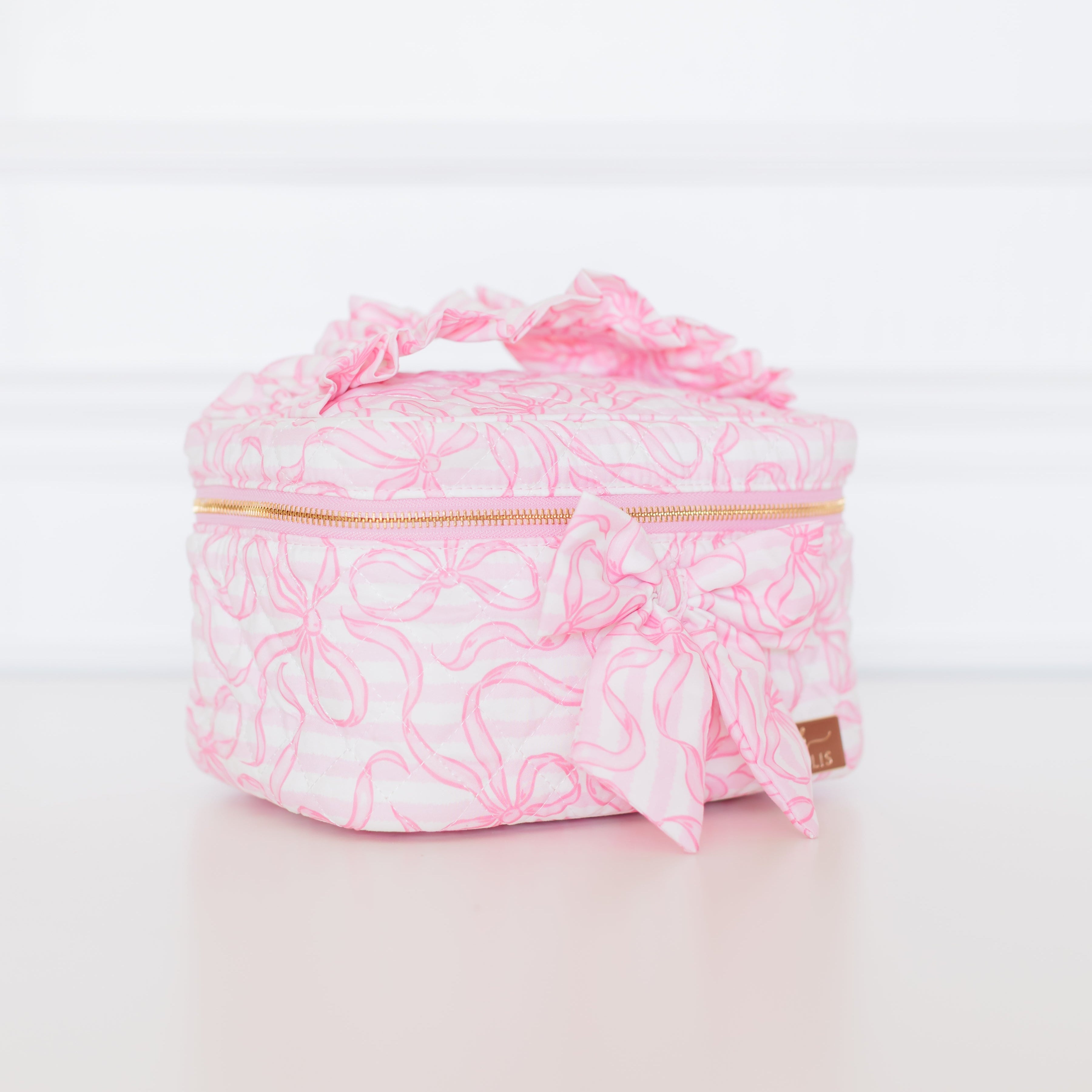 Quilted Coquette Train Case