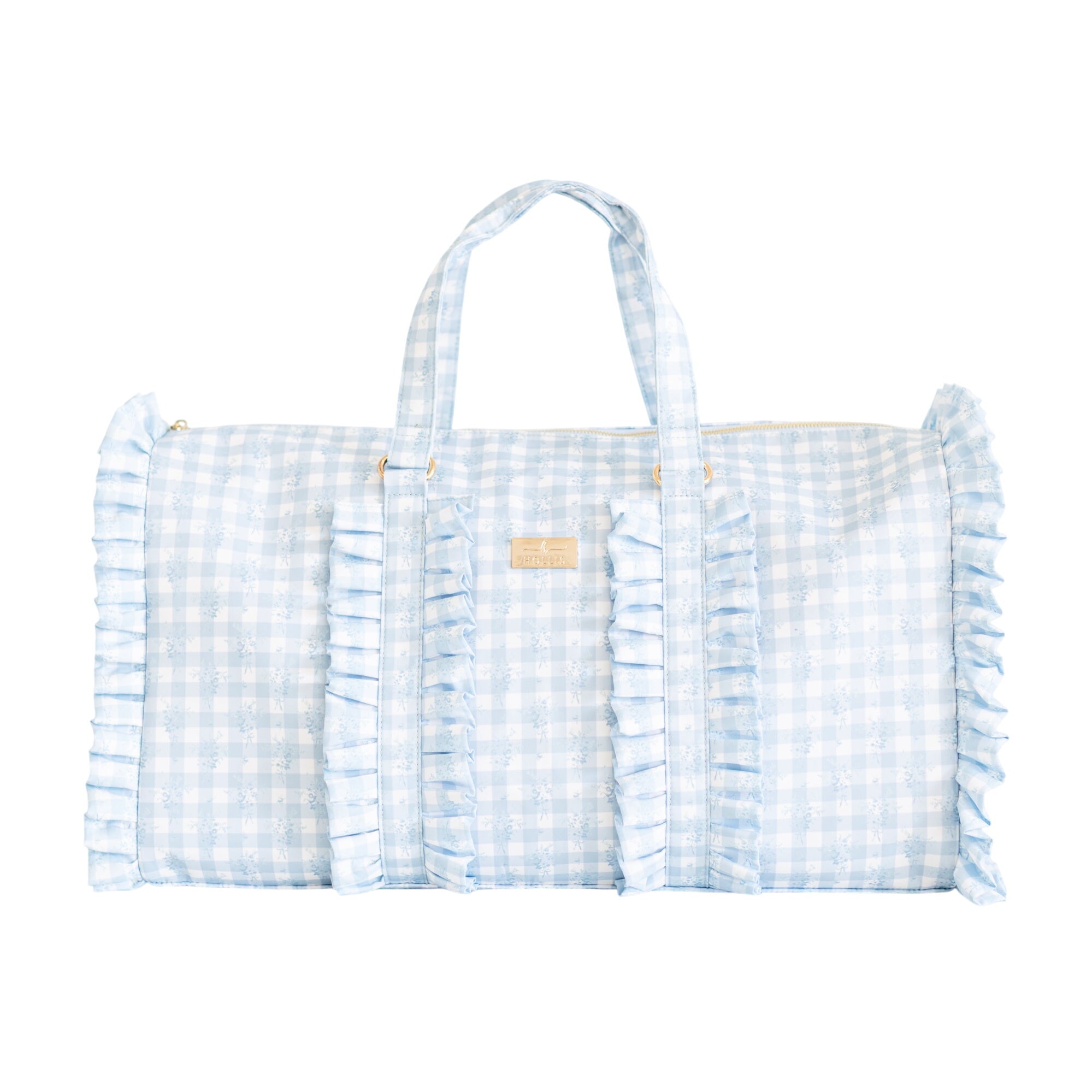 Ruffled Nylon Weekender