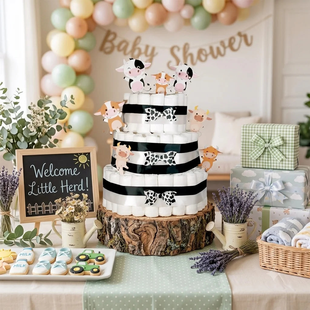 Holy Cow Diaper Cake Kit