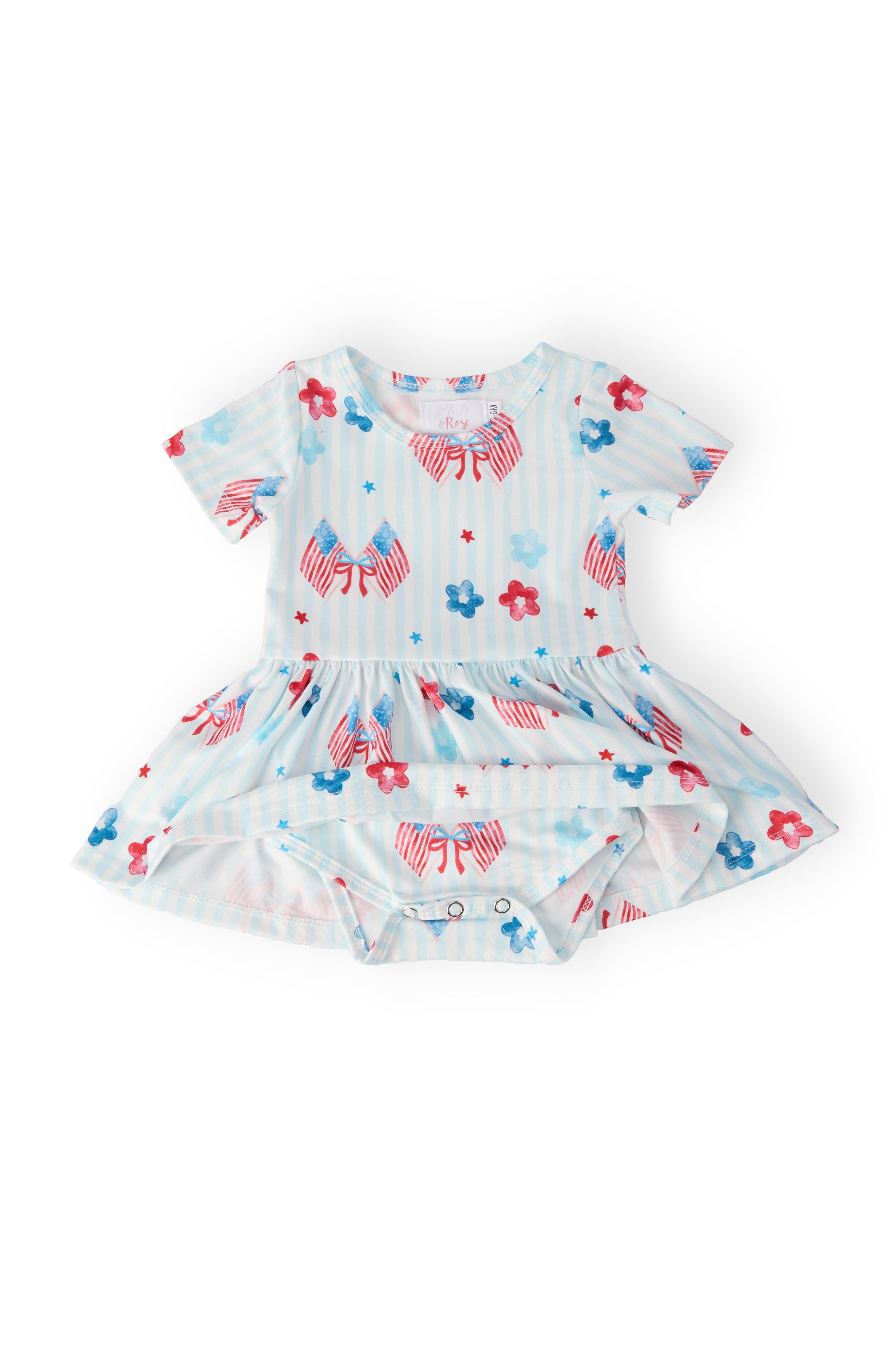 Home Of The Brave S/s Twirl Bodysuit