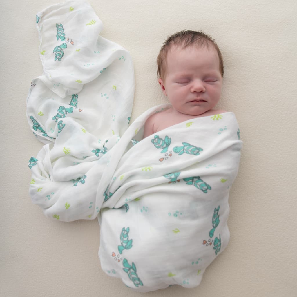 Honu Honi Muslin Swaddle Blanket