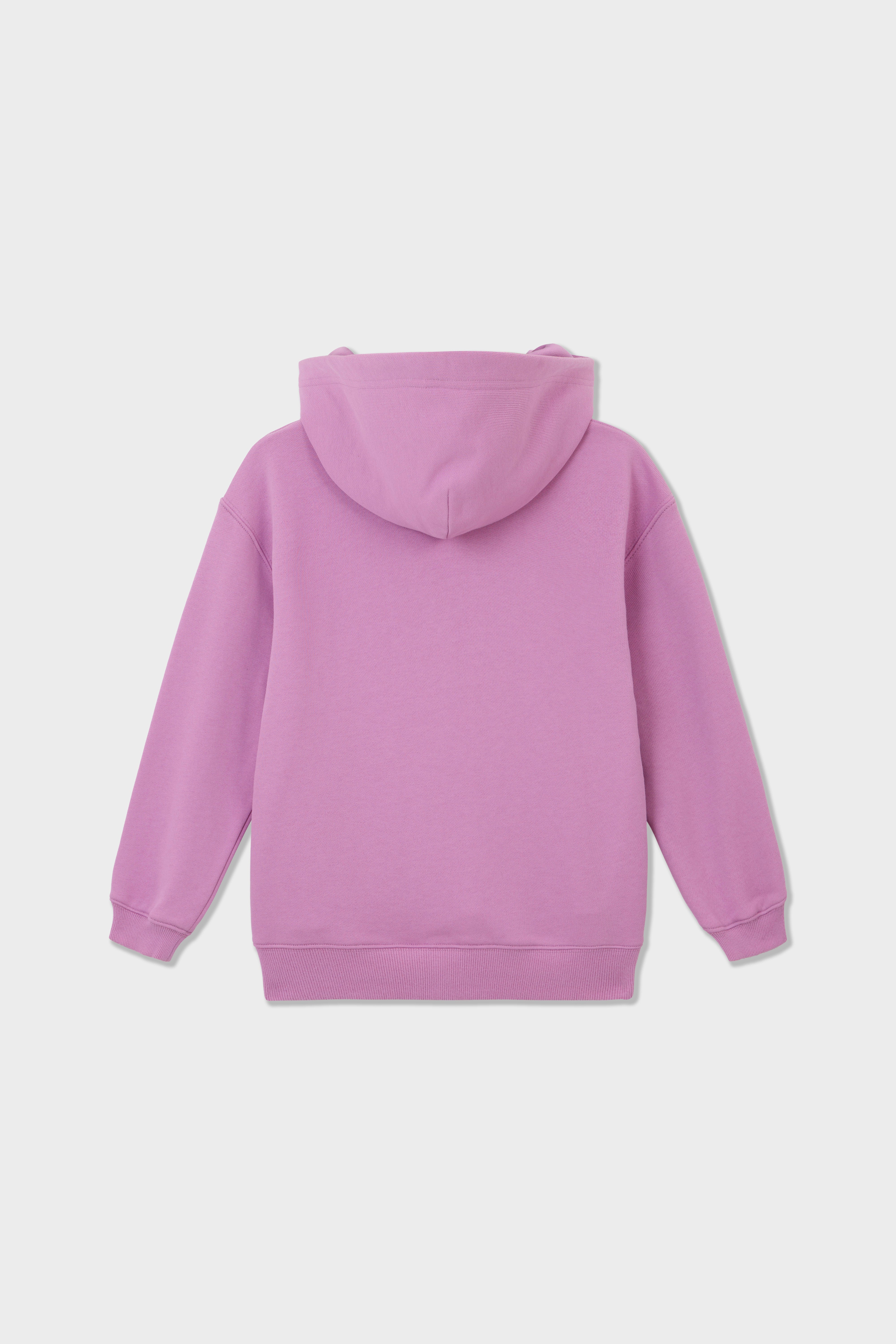 Relaxed Cotton Hoodie With Print