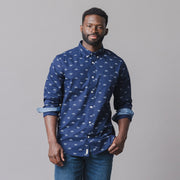 Organic Stretch Poplin Button Down Shirt