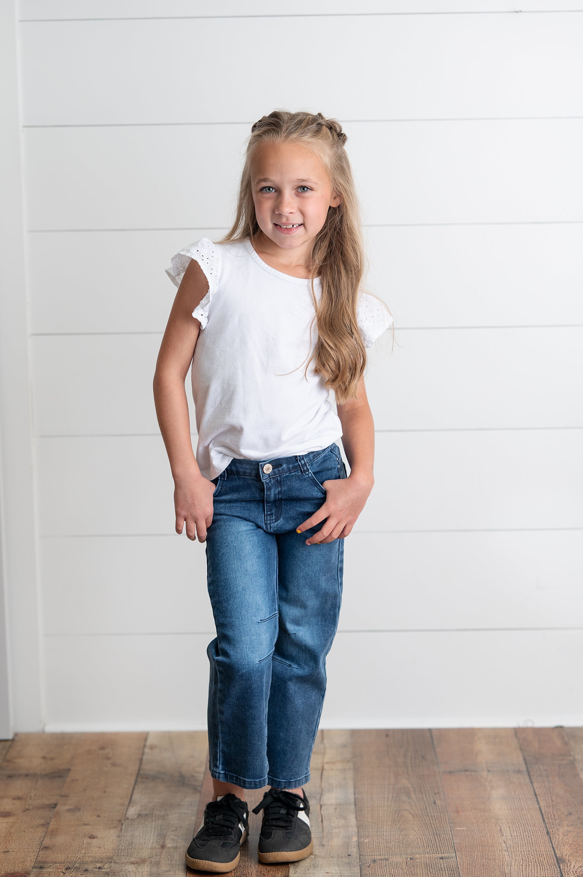 Wide Leg  Denim Jeans